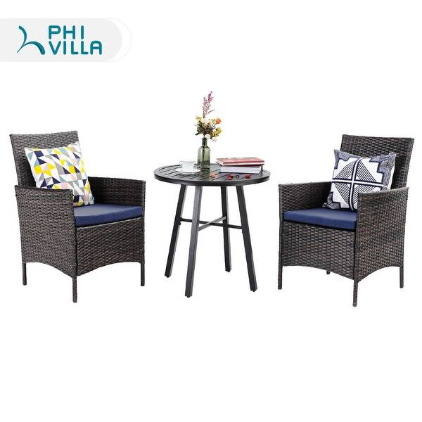 PHI VILLA 3piece Outdoor Dining Bistro Sets Bed Bath & Beyond 32353642